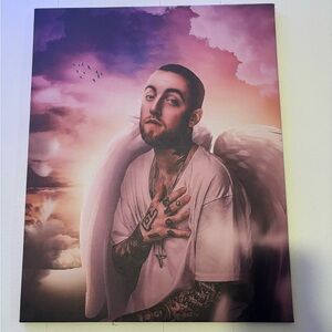 Mac miller printed canvas